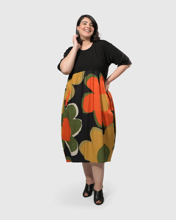 alembika-jocelyn-cocoon-kleid-floral image 3