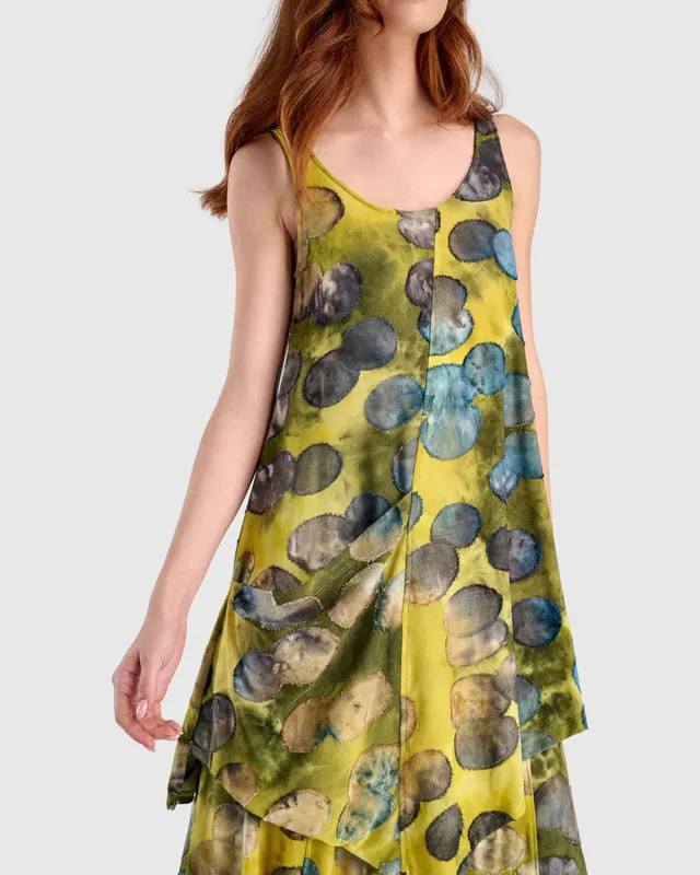 alembika-stargazer-tunic-tank-st832o-tunika-gold-ocean-dots image 1