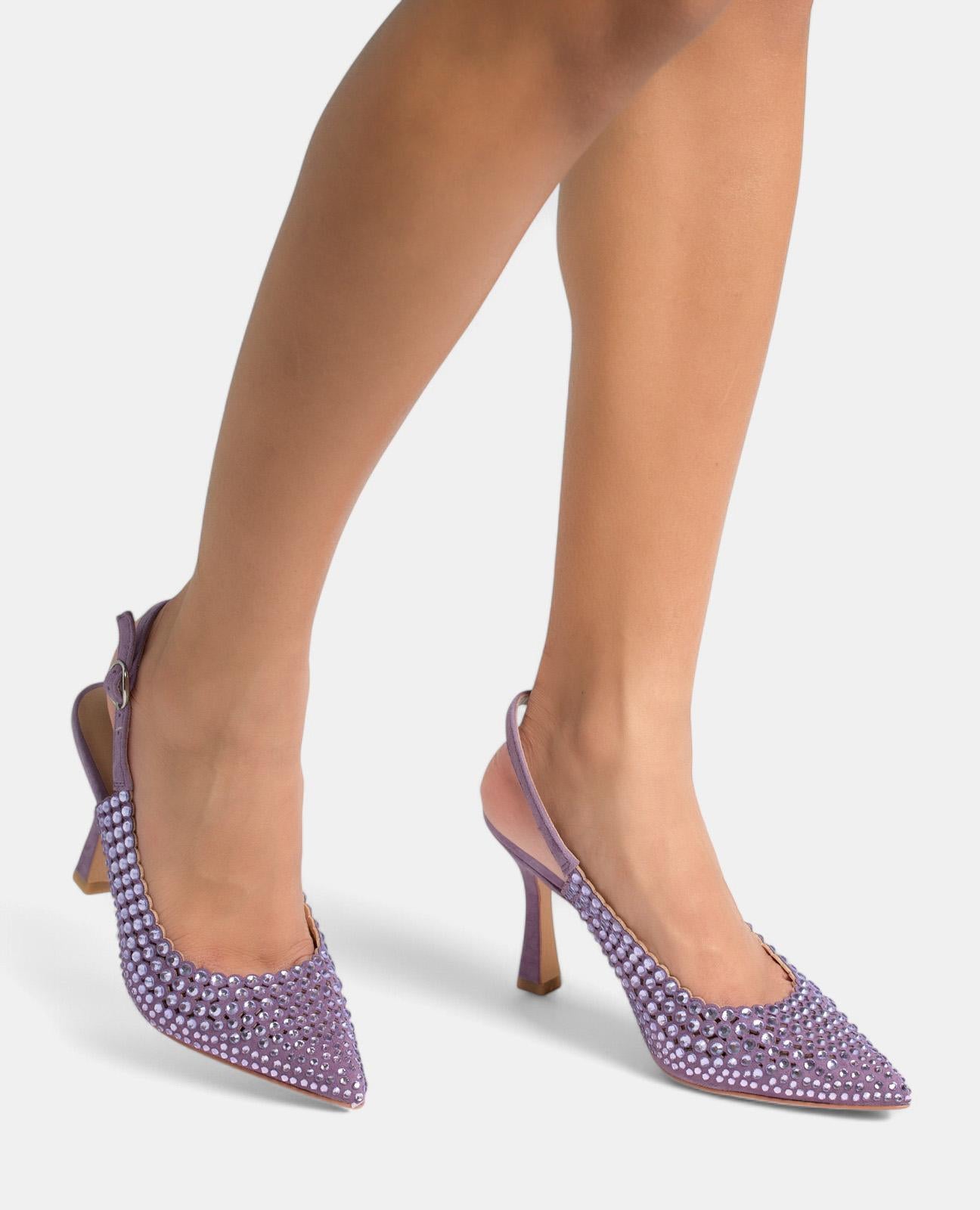 alma-en-pena-high-heel-pumps-violeta-9-cm-mit-strass-schnalle image 5