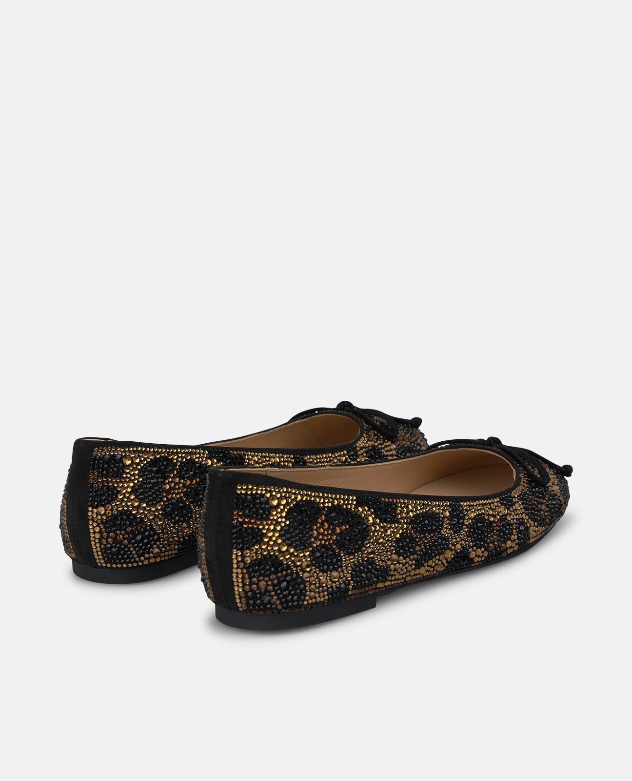 alma-en-pena-ballerina-animal-print-strass-schwarz image 3