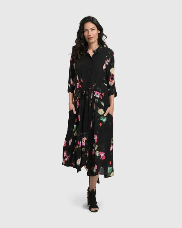 alembika-drinks-on-me-maxi-hemdkleid-floral image 1