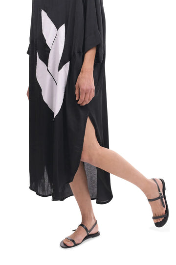 alembika-lotus-caftan-kleid-schwarz image 5