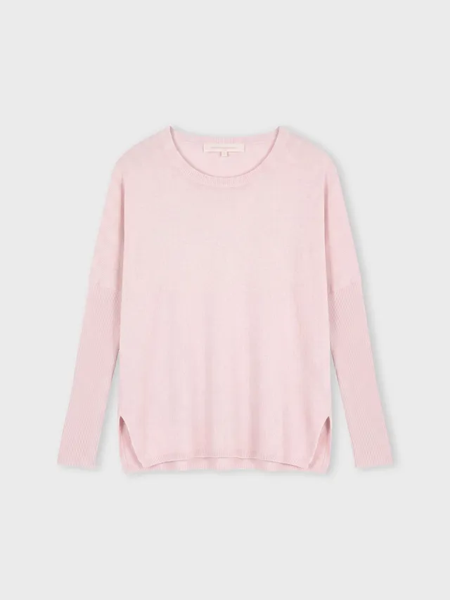 absolut-pull-poncho-astrid-damen-kaschmir-rundhals-rosa image 1