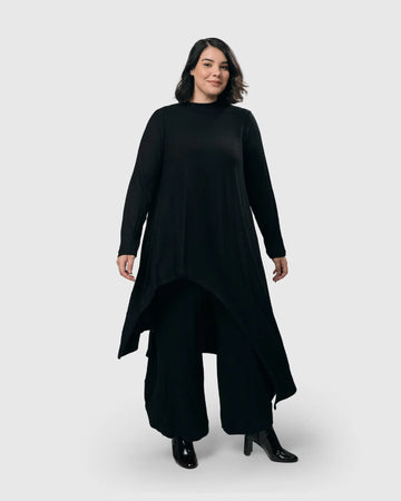 alembika-grace-waffle-hi-lo-top-damen-schwarz image 7