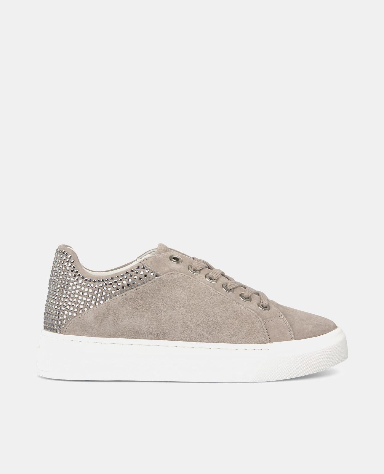 alma-en-pena-shoes-with-glitter-leder-sneaker-hellbraun-strass image 1