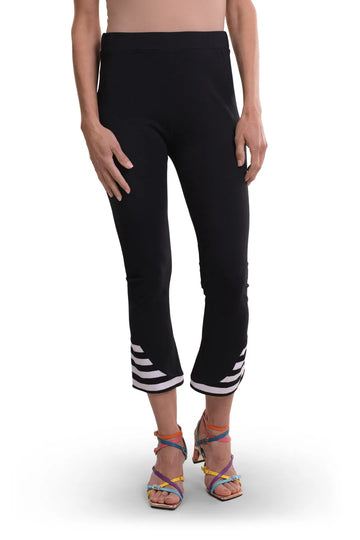 alembika-lina-bootleg-slim-pants-stretchhose-mit-streifen image 4