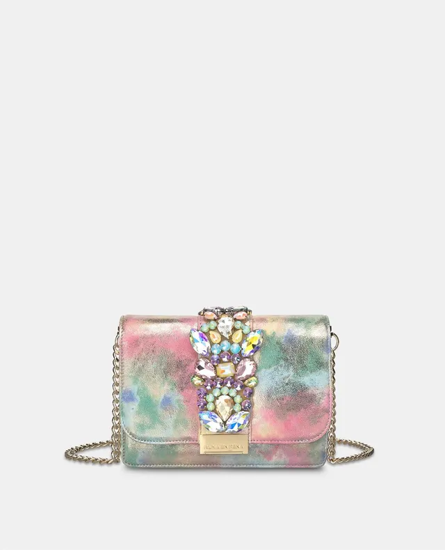 alma-en-pena-jewel-schultertasche-box-rosa-kette image 1