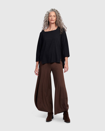 alembika-essential-boxy-top-black-damen-t-shirt image 3
