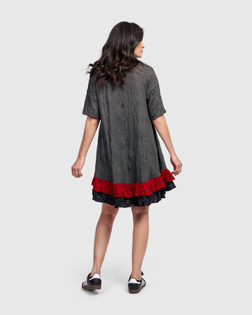 alembika-ember-ruffle-kleid-rot image 7
