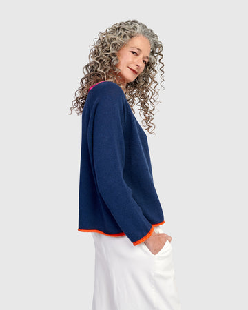 alembika-gigi-sweater-damen-pullover-navy image 4