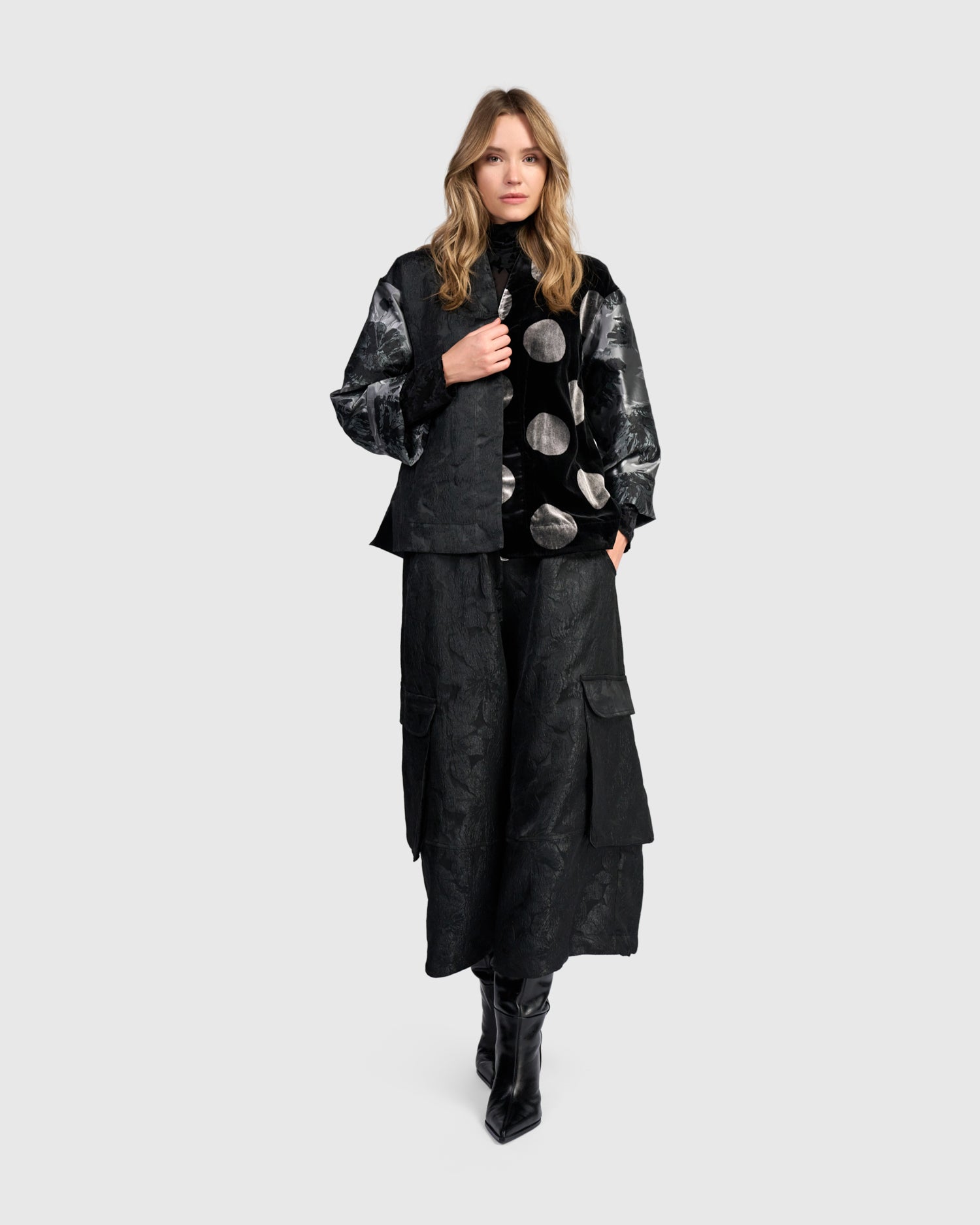 alembika-celeste-jacke-silver-mix-metallic image 7