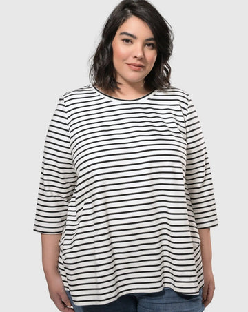 alembika-urban-edge-stripe-top-schwarz image 5