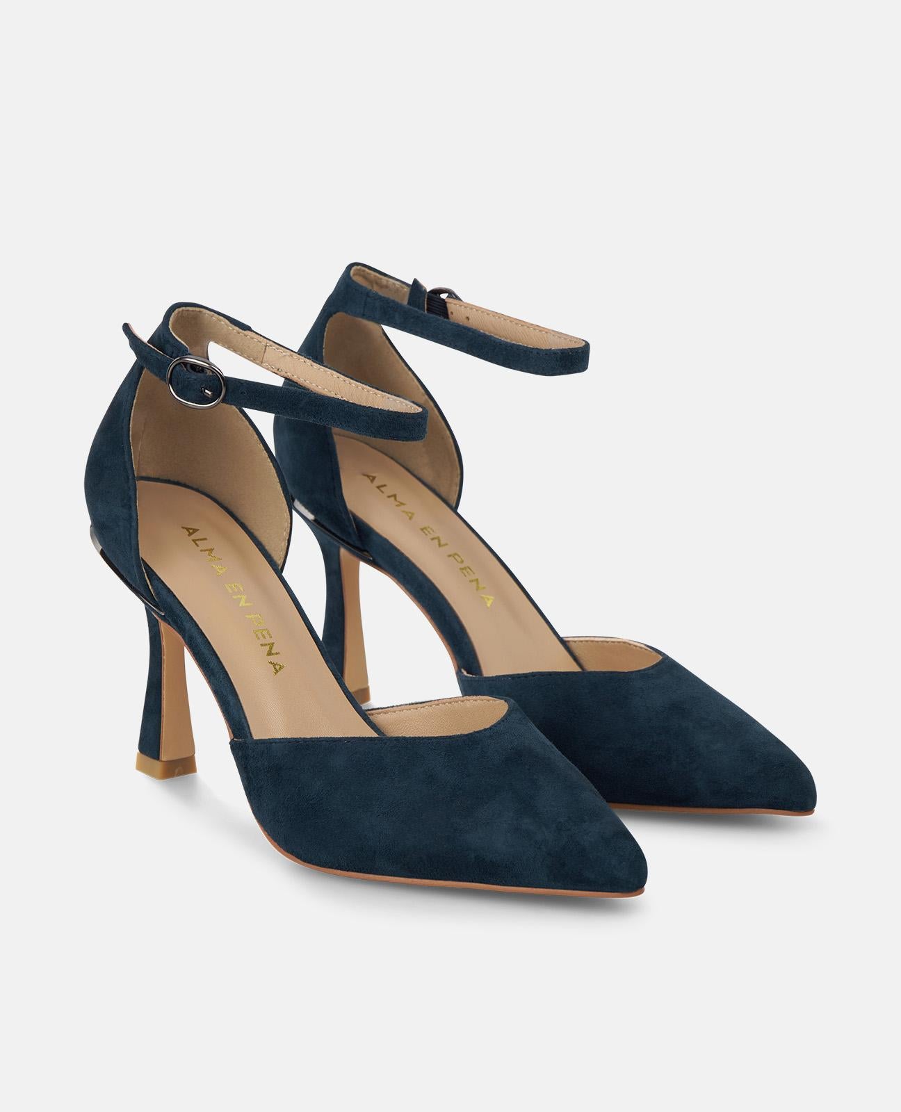 alma-en-pena-high-heel-pumps-mit-riemchen-9-cm-dunkelblau image 2