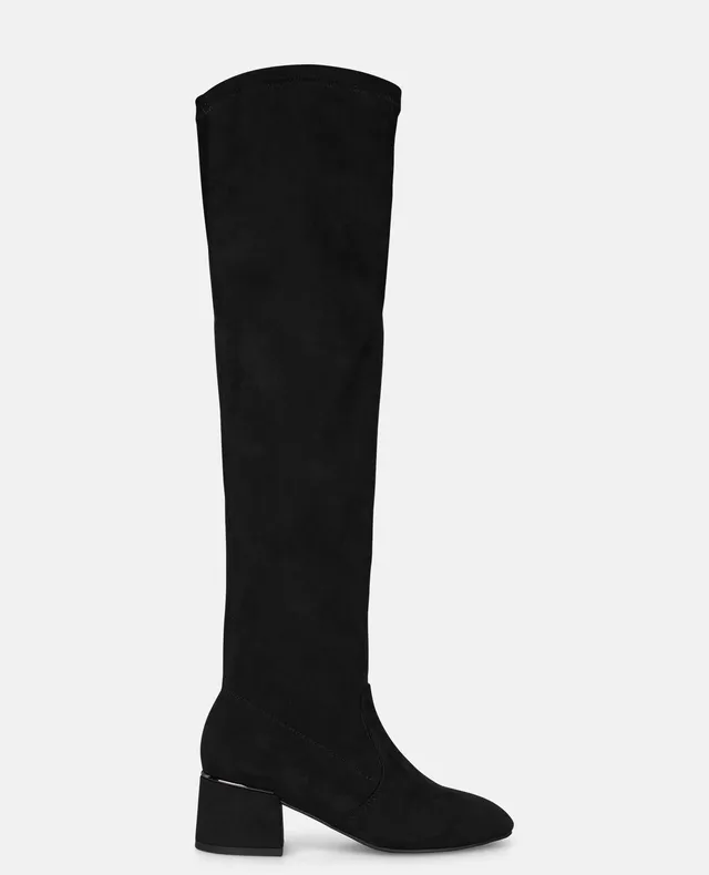 alma-en-pena-high-top-stiefel-schwarz-mit-blockabsatz-5-5-cm image 1