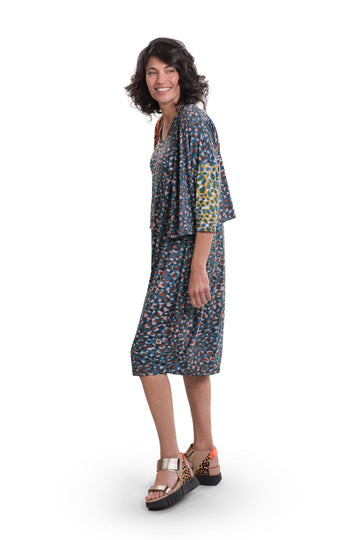 alembika-confetti-cocoon-dress-turquoise-kleid image 3