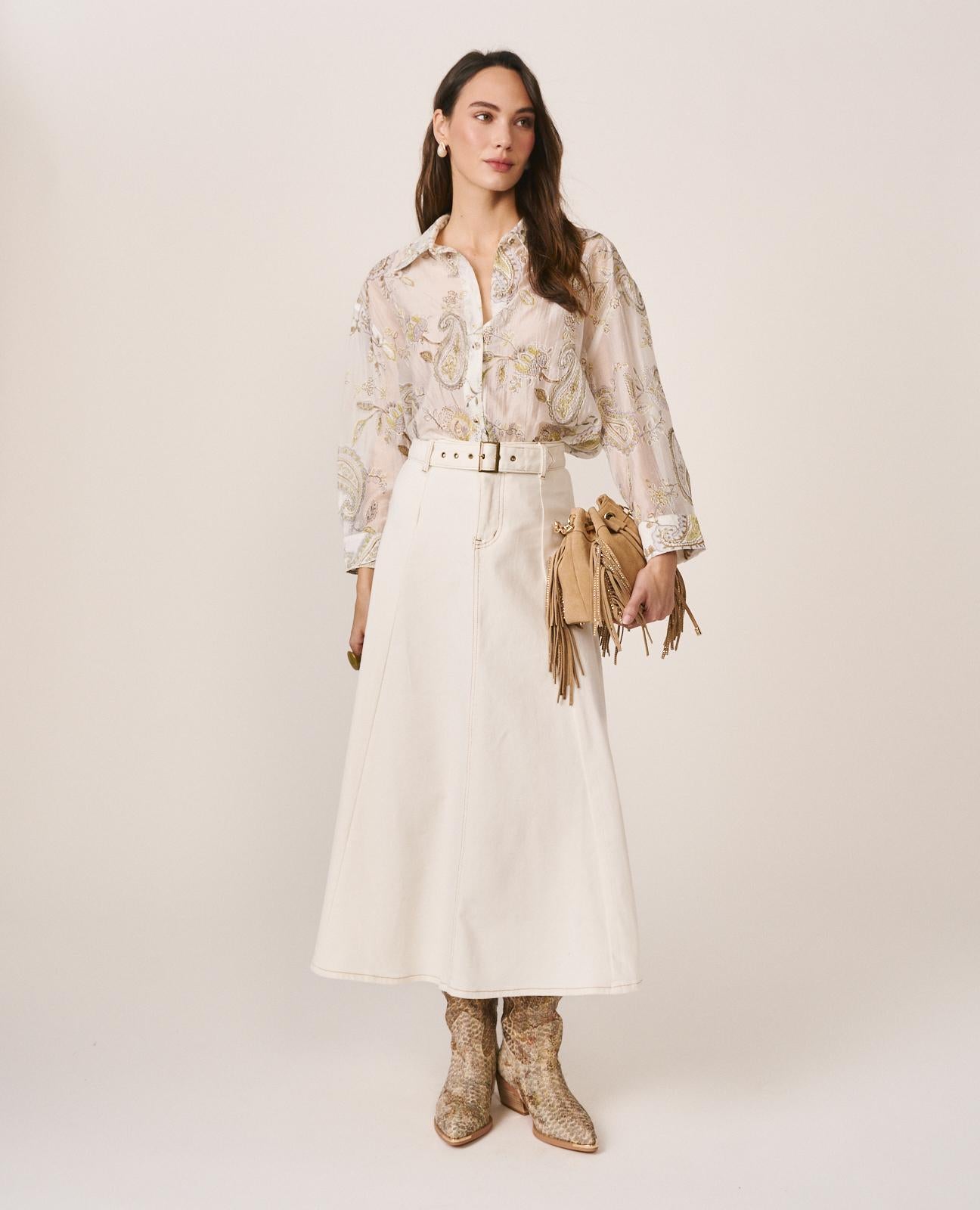 alma-en-pena-paisley-bluse-wei-mit-stickerei-langarm-hemdkragen image 3