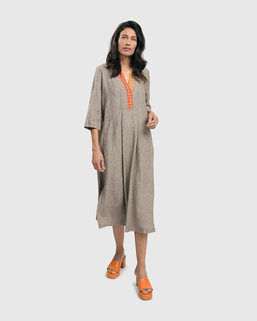 alembika-cool-breeze-leinen-maxikleid-ecru image 1