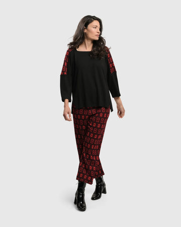 alembika-dynamite-days-boxy-top-red-karree-ausschnitt-shirt image 7