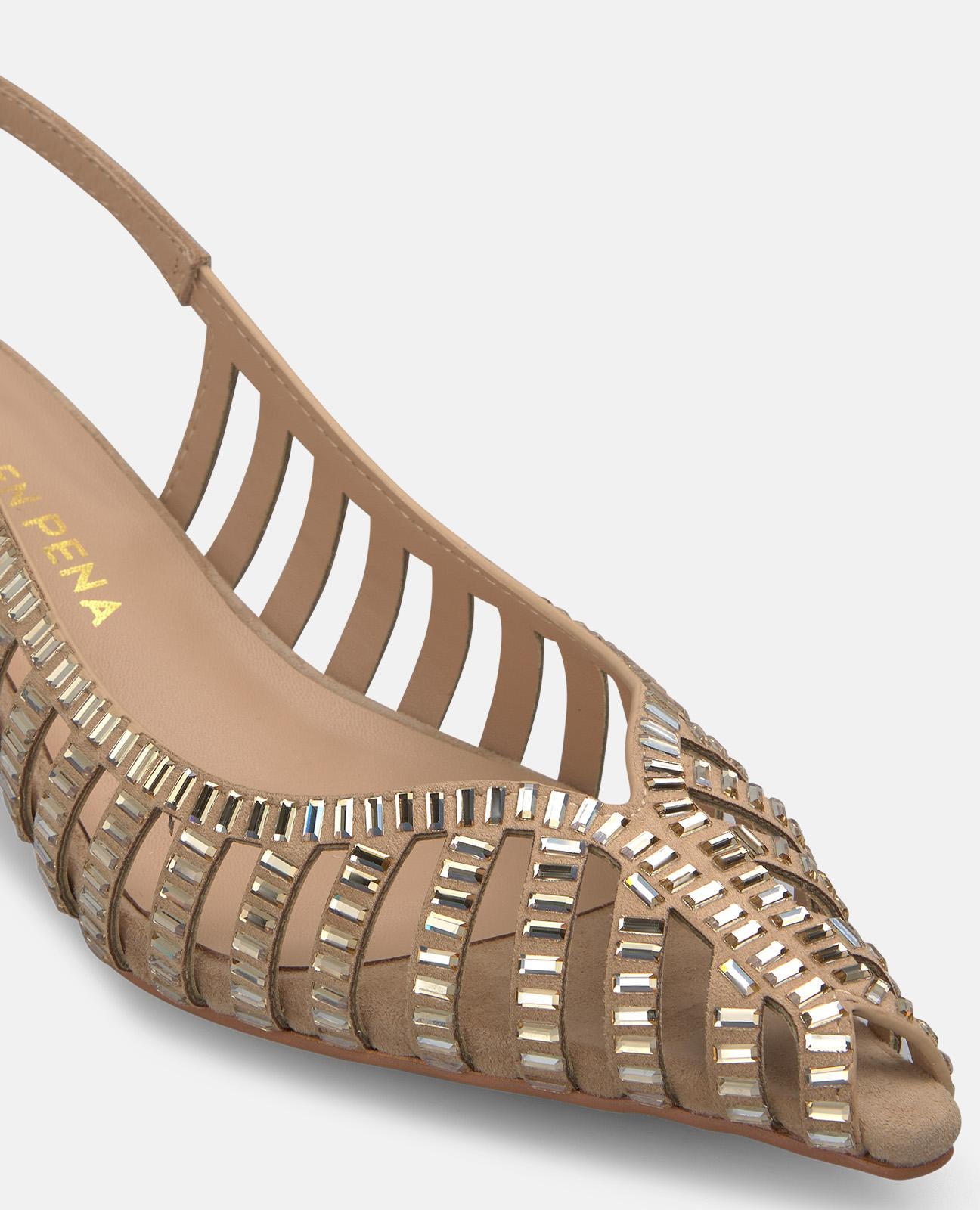 alma-en-pena-alfa-63031-slingpump-mesh-mit-strass-kitten-heel-4-5-cm-arena image 4