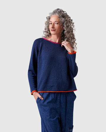 alembika-gigi-sweater-damen-pullover-navy image 7