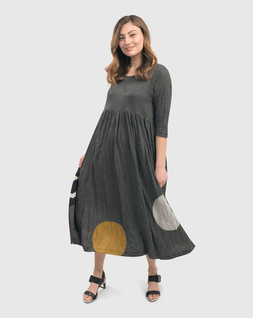 alembika-empire-crinkle-lang-kleid-stripe image 6