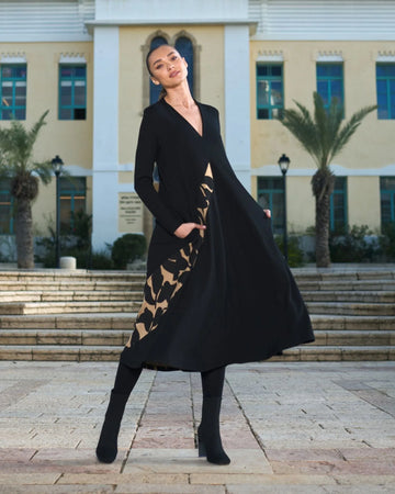 alembika-cher-midi-dress-blackout-damen-midi-kleid image 8