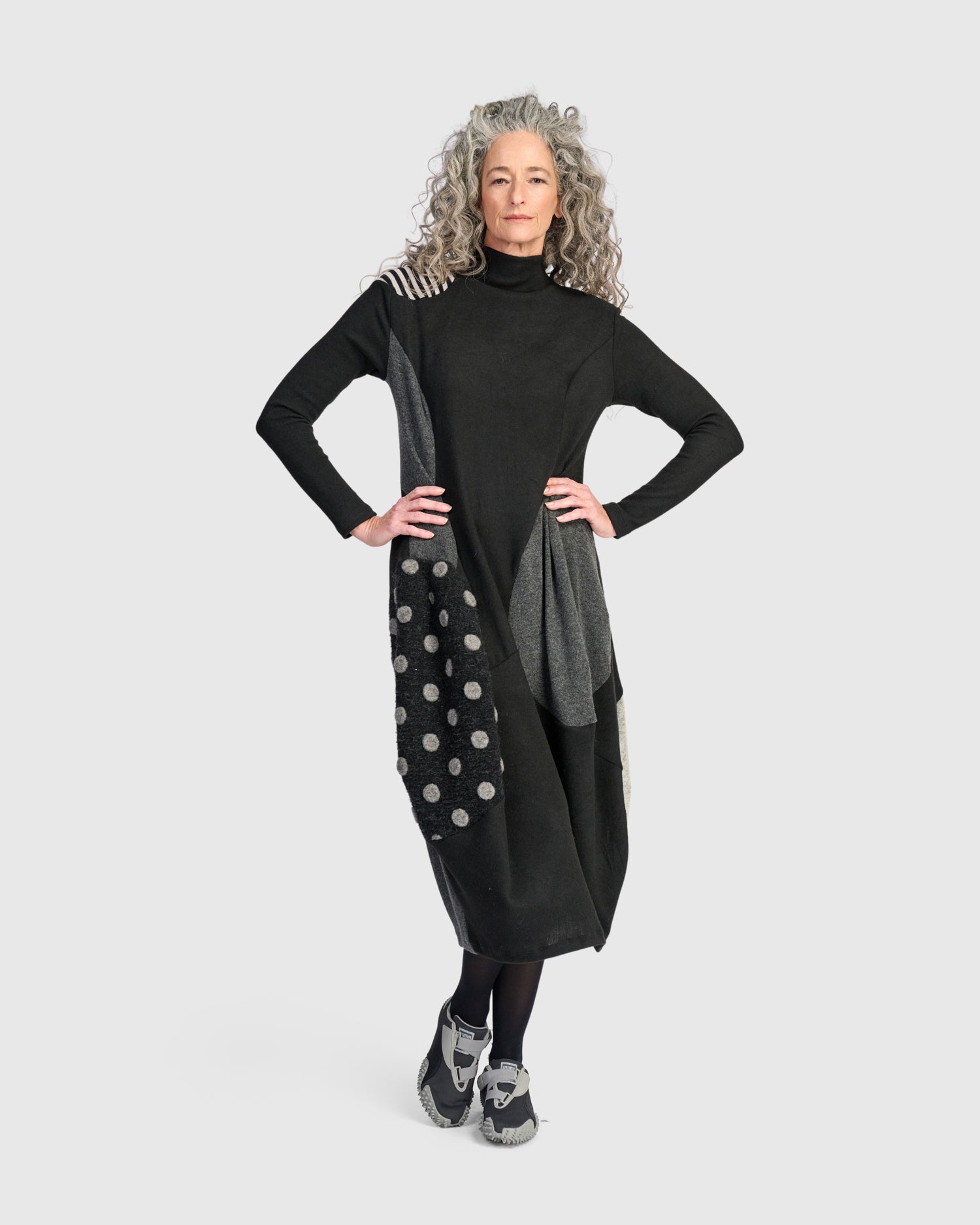 alembika-urban-bonnie-cocoon-dress-storm-mix-damen-strickkleid image 3