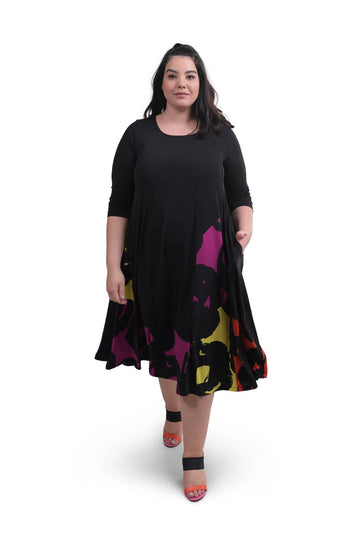 alembika-art-print-swing-kleid-multi image 3