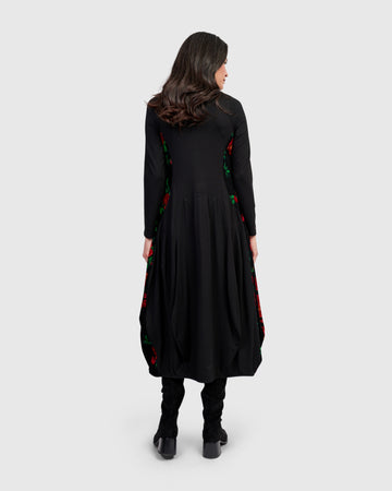 alembika-nocturne-crew-cocoon-kleid-roses image 6