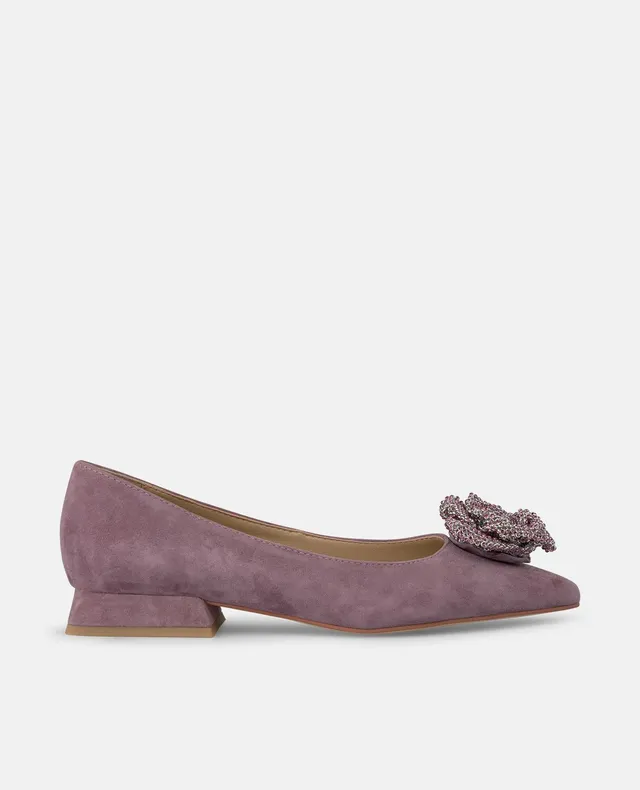 alma-en-pena-sharp-shoe-flower-ballerina-lavendel-flache-spitzenschuhe-mit-stras image 1