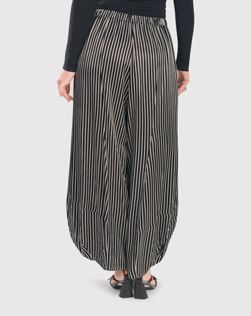 alembika-luxe-satin-punto-pants-damen-hose-stripe image 6