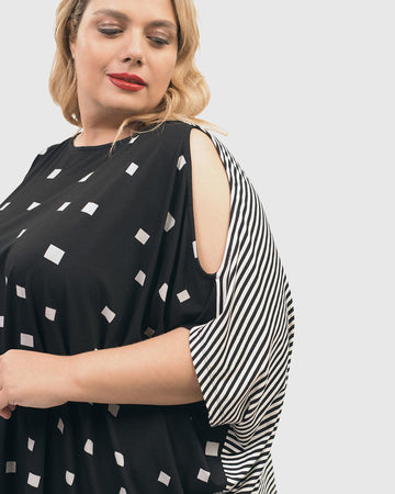 alembika-boxy-dolman-cutout-top-squares-tunika-top image 6