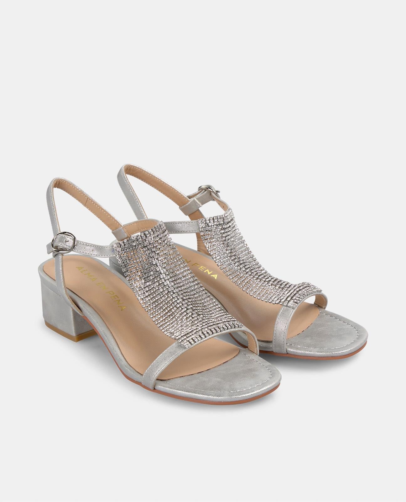 alma-en-pena-maya-sandalen-silber-mit-strass-6-cm-absatz image 2