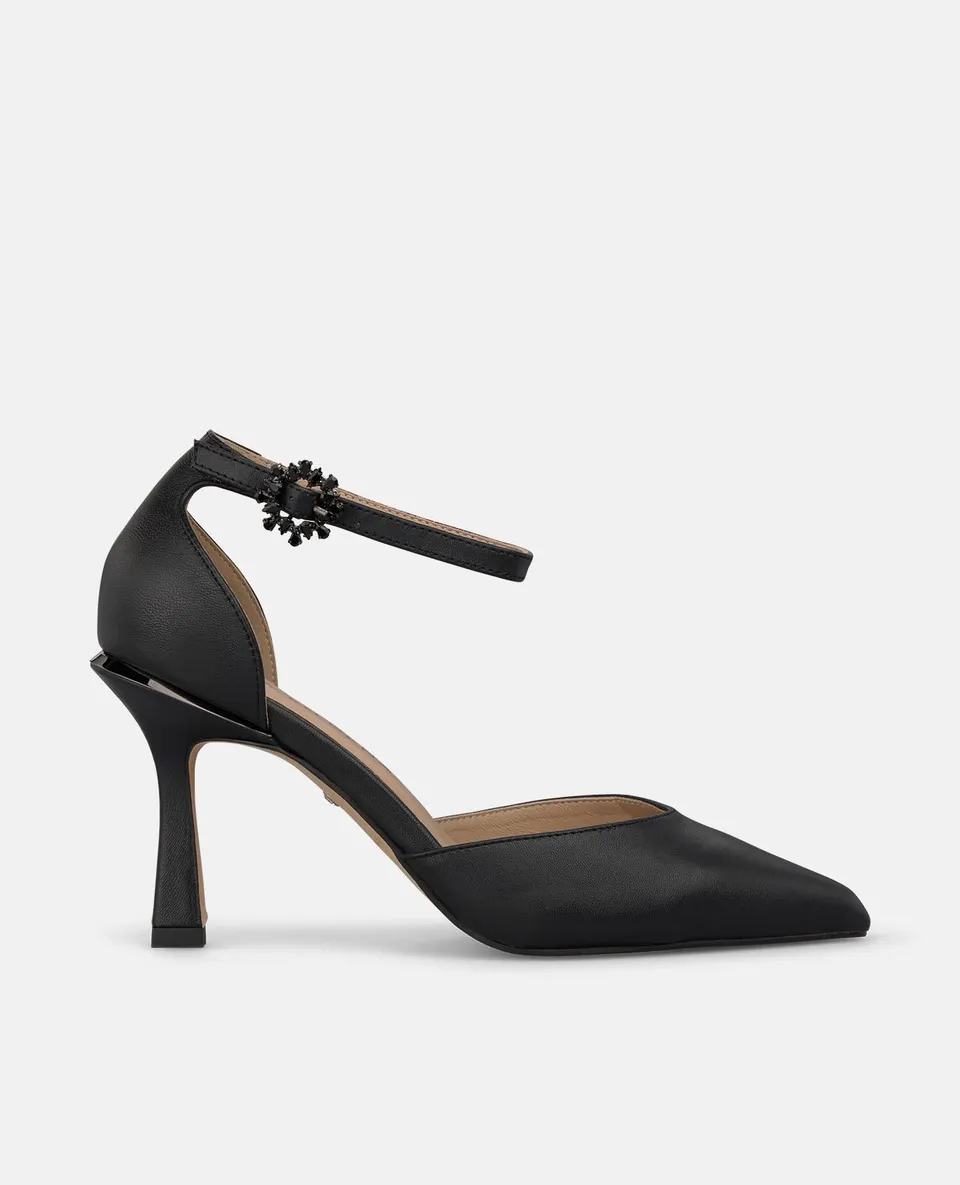 alma-en-pena-napa-pumps-schwarz-8-cm-mit-kn-chelriemen image 1
