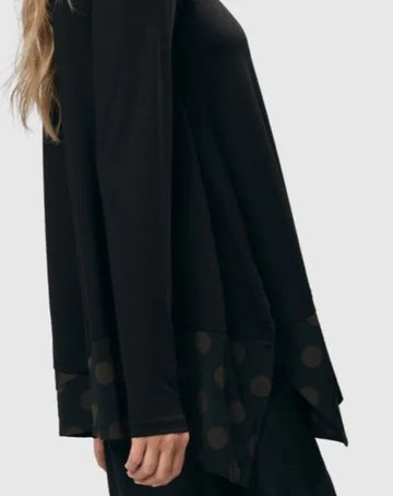 alembika-tekbika-dot-swing-tunic-top-khaki-upf-50-tunika image 8