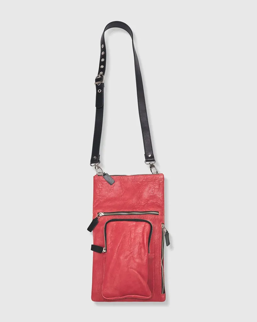 alembika-flat-stash-pouch-tasche-vermillion-damen-leder-pouch image 1