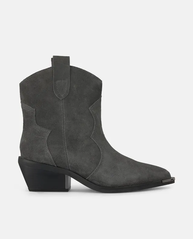 alma-en-pena-cowboy-bootie-flach-grau-4-5-cm-absatz image 1