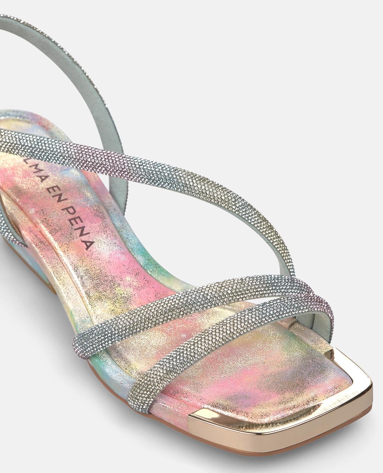 alma-en-pena-three-strap-tubular-sandals-6-cm-rosa-damen image 4