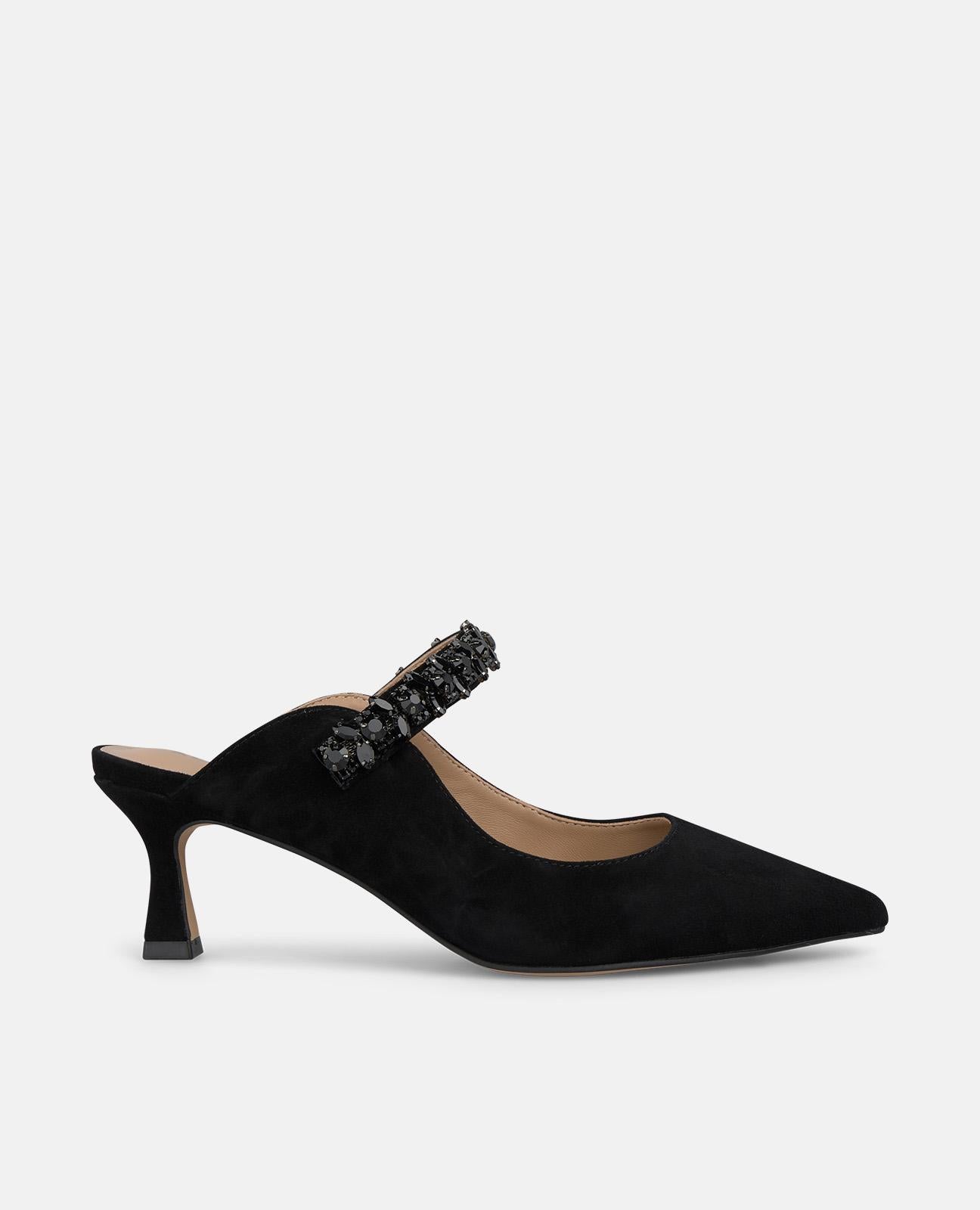 alma-en-pena-sling-pumps-schwarz-strass-riemen-6-cm-spitze image 1