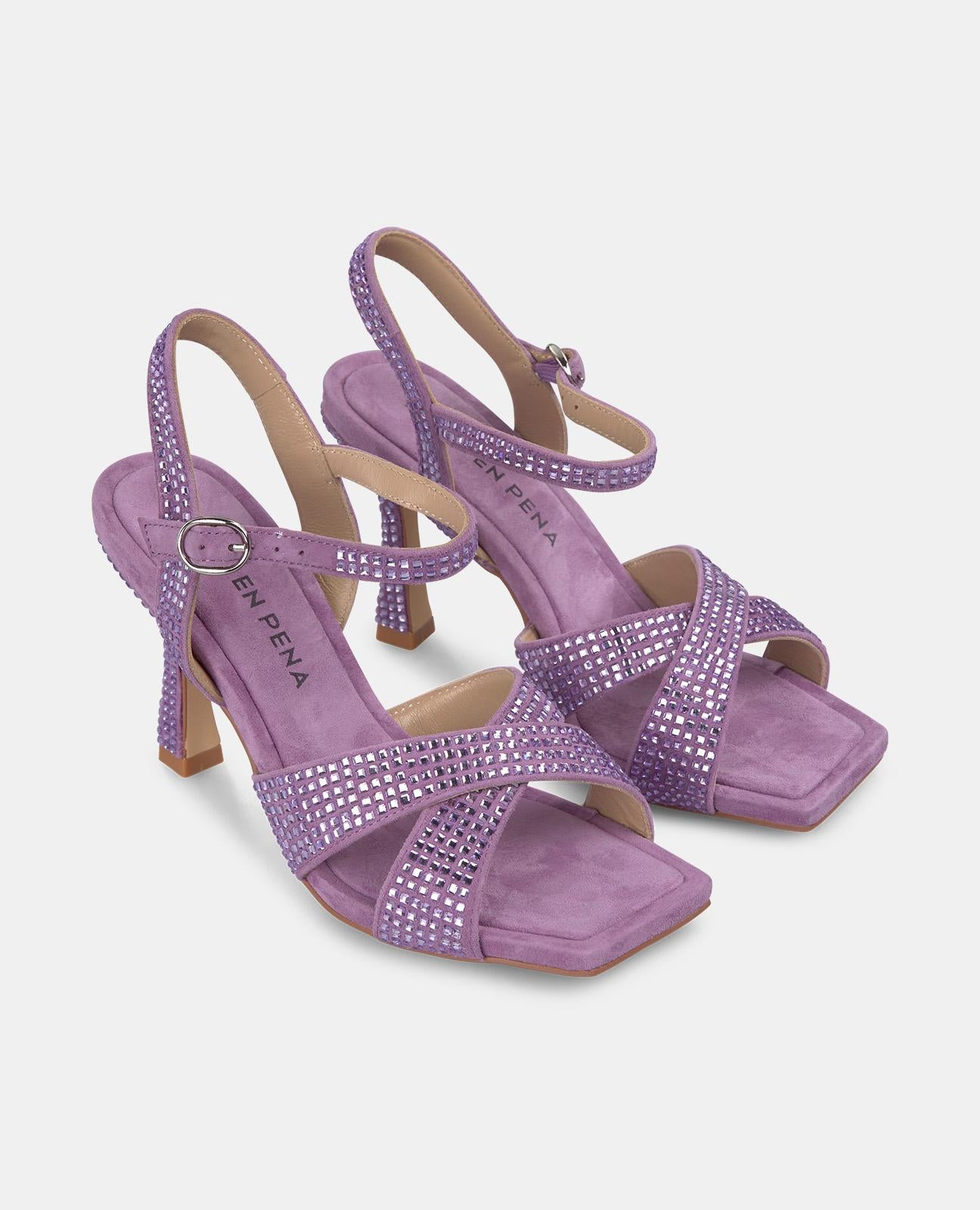 alma-en-pena-rhinestone-sandal-riemchen-sandale-in-violett-9-cm image 3