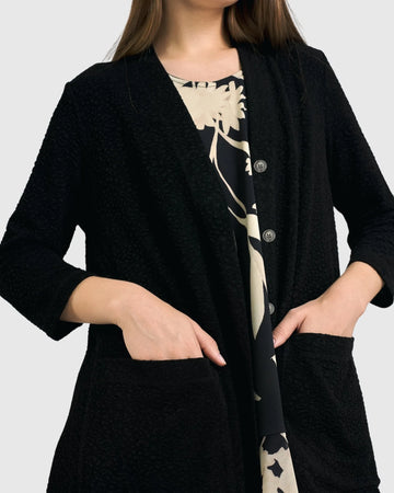alembika-granite-cardi-jacket-black-strickjacke image 3