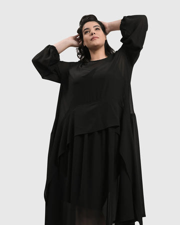 alembika-cultured-club-popover-kleid-black image 3