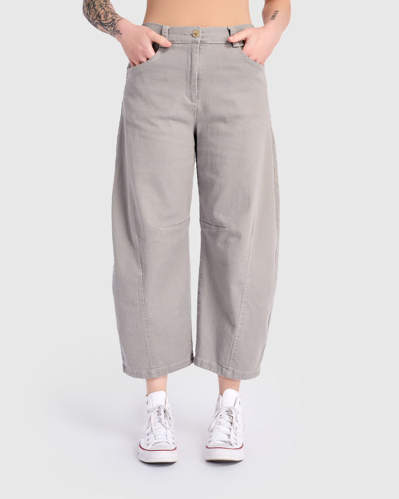 alembika-go-to-barrel-pants-grey-barrel-hose image 1