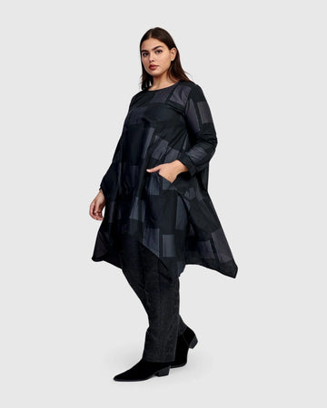 alembika-urban-tekna-oversized-tunic-top-squares-tunika image 6