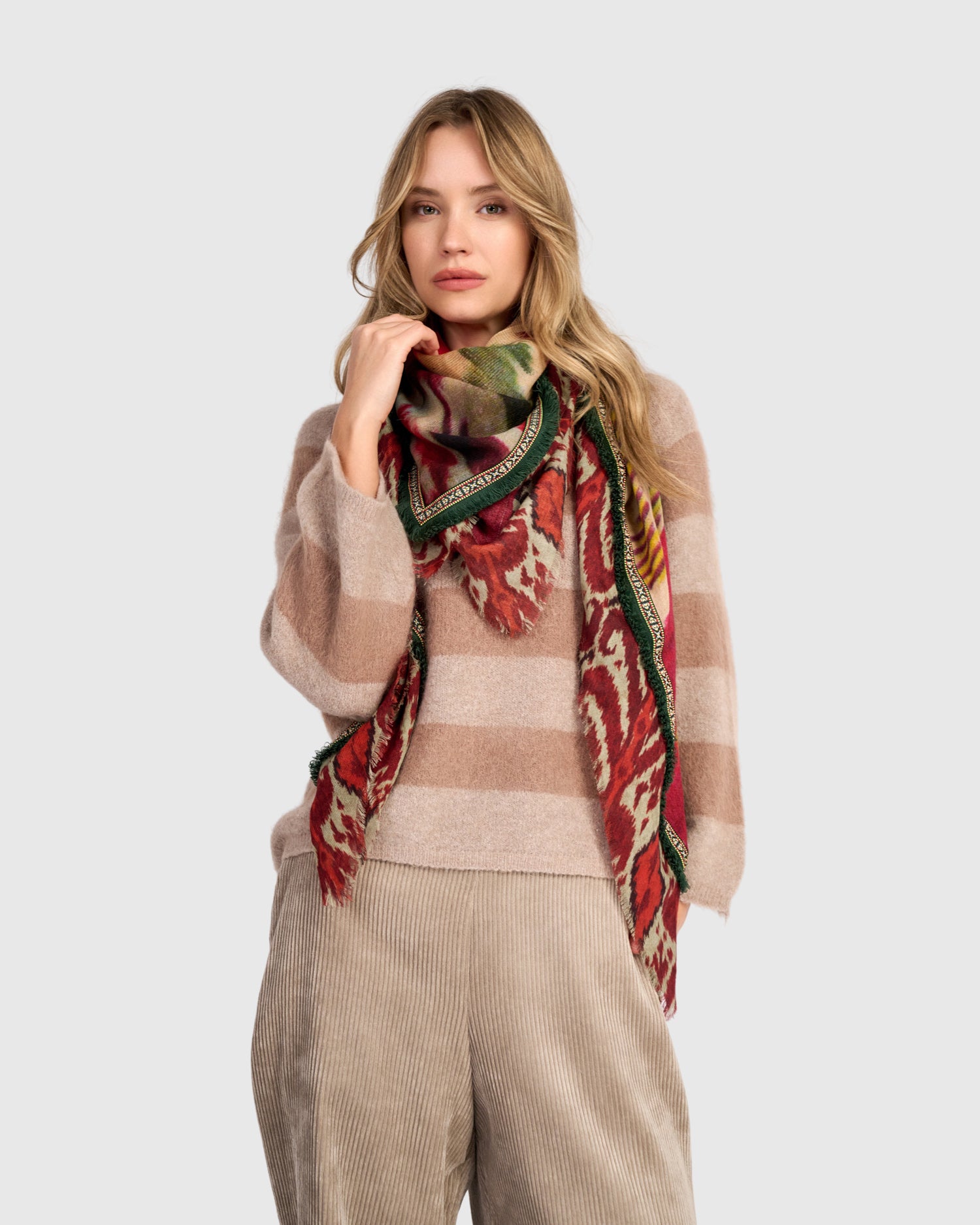 alembika-spry-streifen-pullover-almond image 3