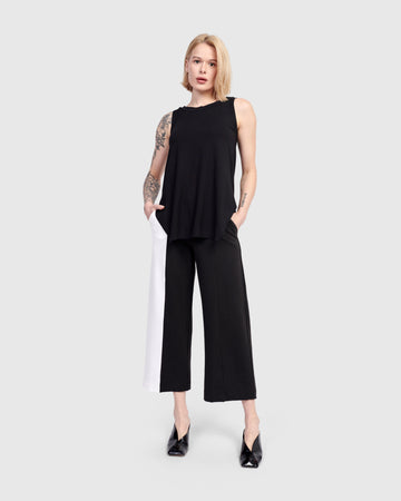 alembika-olivia-lounge-pants-loungehose-schwarz-wei image 5