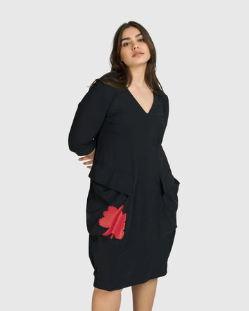 alembika-tekbika-francoise-cargo-kleid-flower-midi image 3
