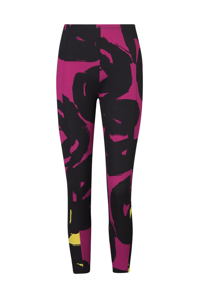 alembika-art-print-leggings-violet-leggings image 1