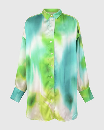 alembika-watercolor-oversized-bluse-azure-button-down image 8