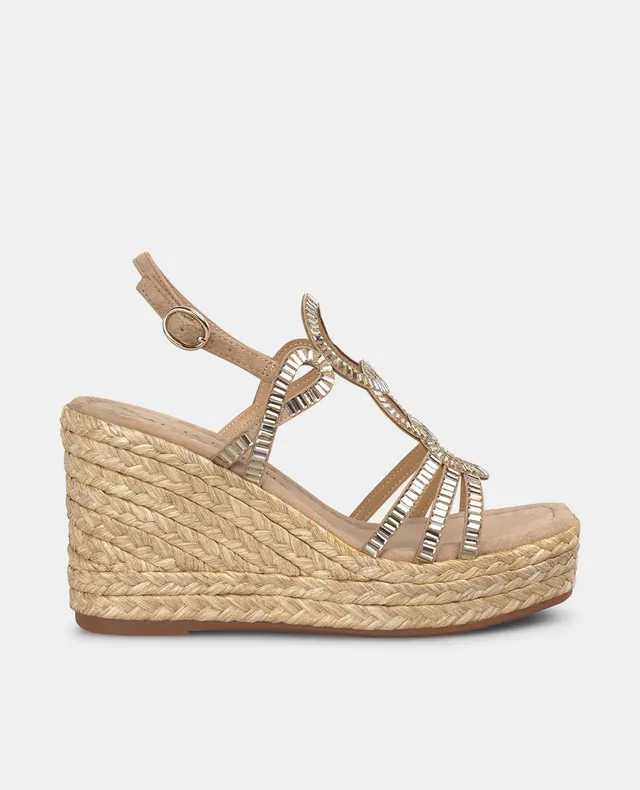 alma-en-pena-mirror-effect-wedge-keilsandalette-arena image 1